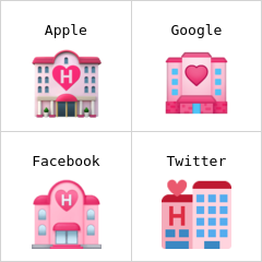 Kjærlighetshotell emoji
