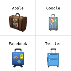 حقائب السفر إيموجي
