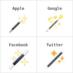 Tryllestav emoji