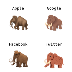 Mammoth emoji