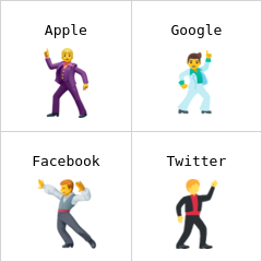 Tańczący mężczyzna emoji