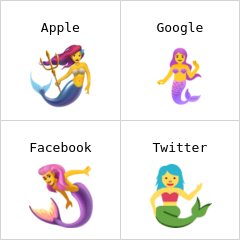 γυναίκα γοργόνα emoji