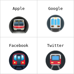Kereta bawah tanah emoji