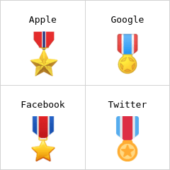 Medalie militară emoji