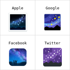 Milchstraße Emoji