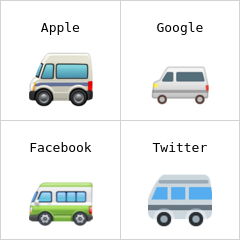 Minibus emoji