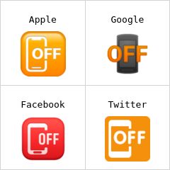 κινητό απενεργοποιημένο emoji