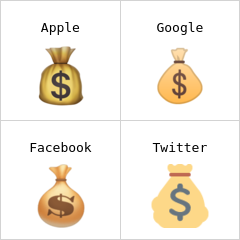 Zak met geld emoji
