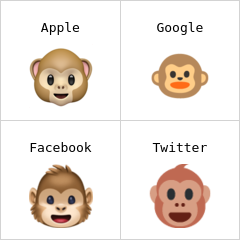 Rosto de macaco emoji