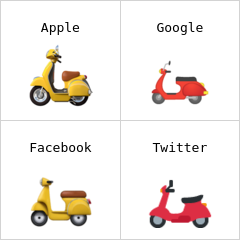 Motor skuter emoji