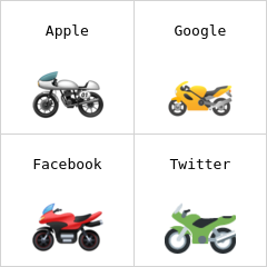 Racing motorcycle Emojis