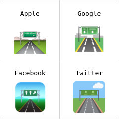 Motorway emoji