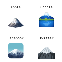 гора Фудзі емодзі