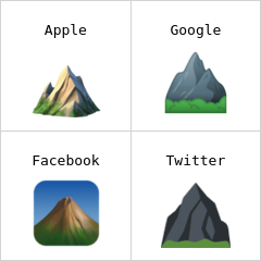 Montagne emojis