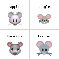 Wajah tikus emoji
