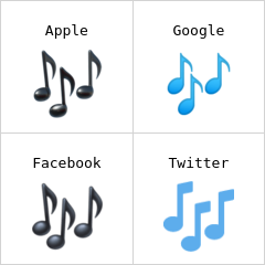Notas musicais emoji
