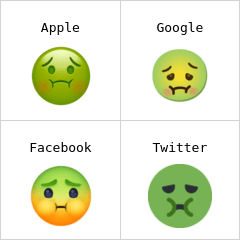 äcklat ansikte emoji