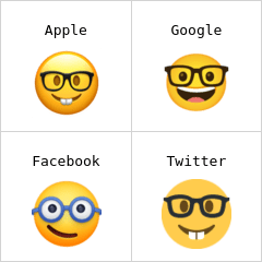 Nerd face emoji