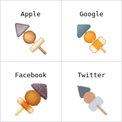 Brocheta de mariscos Emojis