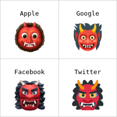 Wajah monster emoji