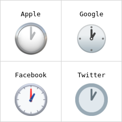 One o’clock emoji