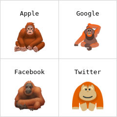 Orangotango emoji