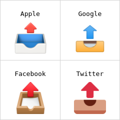 Outbox tray emoji