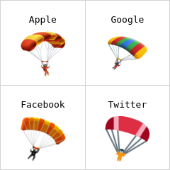 Parachute emojis