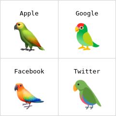 Papegøje emoji