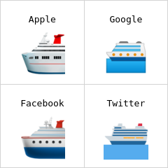 Matkustajalaiva emojit