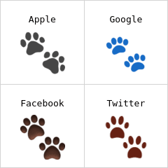 Empreintes d’animaux emojis