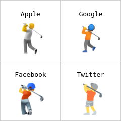 Golfer(in) Emoji