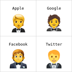 Person in tuxedo emoji