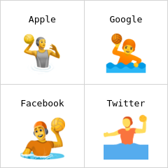 Vandpolospiller emoji