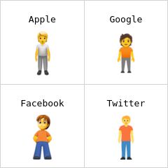 άτομο που στέκεται emoji