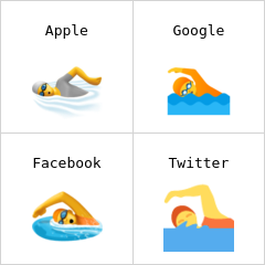 Person som simmar emoji
