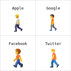 Orang berjalan kaki emoji