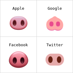 Pig nose emoji