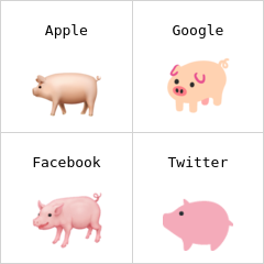 Cochon emojis