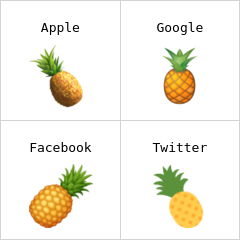 菠萝 表情符号