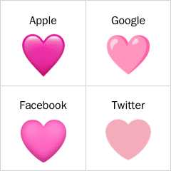 Pink heart emoji