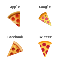 Pizzastykke emoji