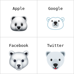 Jääkarhu emojit