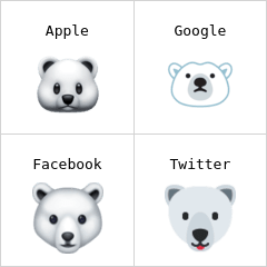 Polar bear emoji