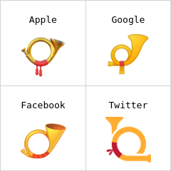 ταχυδρομική κόρνα emoji