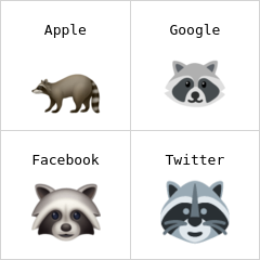 Raccoon emoji