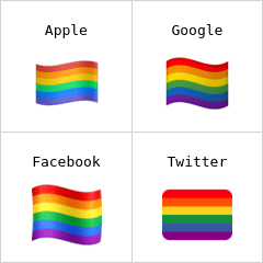 Regenboogvlag emoji