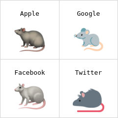 șobolan emoji
