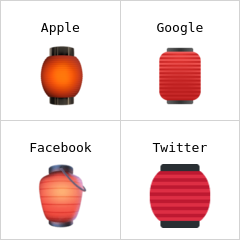 Red paper lantern emoji