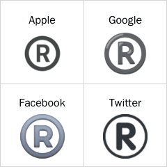 Registrert varemerke emoji